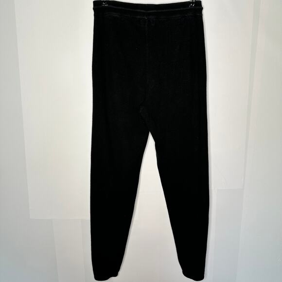 NAADAM Black Crop Cotton Cashmere Blend Jogger Sweatpants Women's XS - Picture 4 of 6